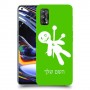 וודו כיסוי מגן קשיח בעיצוב אישי עם השם שלך ל Realme 7 Pro יחידה אחת סקרין מובייל