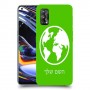 עולם כיסוי מגן קשיח בעיצוב אישי עם השם שלך ל Realme 7 Pro יחידה אחת סקרין מובייל