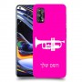 חצוצרה כיסוי מגן קשיח בעיצוב אישי עם השם שלך ל Realme 7 Pro יחידה אחת סקרין מובייל