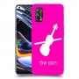 כינור כיסוי מגן קשיח בעיצוב אישי עם השם שלך ל Realme 7 Pro יחידה אחת סקרין מובייל