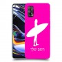 גלישה כיסוי מגן קשיח בעיצוב אישי עם השם שלך ל Realme 7 Pro יחידה אחת סקרין מובייל