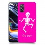 שלד כיסוי מגן קשיח בעיצוב אישי עם השם שלך ל Realme 7 Pro יחידה אחת סקרין מובייל
