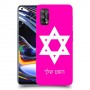 מגן דוד - ישראל כיסוי מגן קשיח בעיצוב אישי עם השם שלך ל Realme 7 Pro יחידה אחת סקרין מובייל