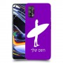 גלישה כיסוי מגן קשיח בעיצוב אישי עם השם שלך ל Realme 7 Pro יחידה אחת סקרין מובייל