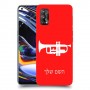 חצוצרה כיסוי מגן קשיח בעיצוב אישי עם השם שלך ל Realme 7 Pro יחידה אחת סקרין מובייל
