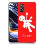 וודו כיסוי מגן קשיח בעיצוב אישי עם השם שלך ל Realme 7 Pro יחידה אחת סקרין מובייל
