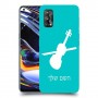 כינור כיסוי מגן קשיח בעיצוב אישי עם השם שלך ל Realme 7 Pro יחידה אחת סקרין מובייל