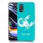 עקרב כיסוי מגן קשיח בעיצוב אישי עם השם שלך ל Realme 7 Pro יחידה אחת סקרין מובייל