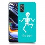 שלד כיסוי מגן קשיח בעיצוב אישי עם השם שלך ל Realme 7 Pro יחידה אחת סקרין מובייל