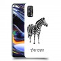 זברה כיסוי מגן קשיח בעיצוב אישי עם השם שלך ל Realme 7 Pro יחידה אחת סקרין מובייל