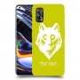 זאב כיסוי מגן קשיח בעיצוב אישי עם השם שלך ל Realme 7 Pro יחידה אחת סקרין מובייל
