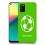 כדורגל - כדור כיסוי מגן קשיח בעיצוב אישי עם השם שלך ל Realme 7i יחידה אחת סקרין מובייל