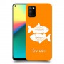 דגים כיסוי מגן קשיח בעיצוב אישי עם השם שלך ל Realme 7i יחידה אחת סקרין מובייל