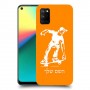 ילד סקייטבורד כיסוי מגן קשיח בעיצוב אישי עם השם שלך ל Realme 7i יחידה אחת סקרין מובייל