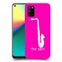 סקספון כיסוי מגן קשיח בעיצוב אישי עם השם שלך ל Realme 7i יחידה אחת סקרין מובייל