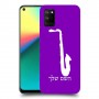 סקספון כיסוי מגן קשיח בעיצוב אישי עם השם שלך ל Realme 7i יחידה אחת סקרין מובייל