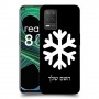 שלג כיסוי מגן קשיח בעיצוב אישי עם השם שלך ל Realme 8 5G יחידה אחת סקרין מובייל
