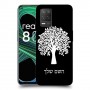 עץ כיסוי מגן קשיח בעיצוב אישי עם השם שלך ל Realme 8 5G יחידה אחת סקרין מובייל