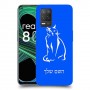 חתול כיסוי מגן קשיח בעיצוב אישי עם השם שלך ל Realme 8 5G יחידה אחת סקרין מובייל