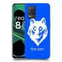 זאב כיסוי מגן קשיח בעיצוב אישי עם השם שלך ל Realme 8 5G יחידה אחת סקרין מובייל