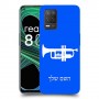 חצוצרה כיסוי מגן קשיח בעיצוב אישי עם השם שלך ל Realme 8 5G יחידה אחת סקרין מובייל