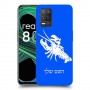 סרטן כיסוי מגן קשיח בעיצוב אישי עם השם שלך ל Realme 8 5G יחידה אחת סקרין מובייל