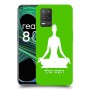 יוגה כיסוי מגן קשיח בעיצוב אישי עם השם שלך ל Realme 8 5G יחידה אחת סקרין מובייל