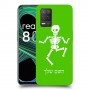 שלד כיסוי מגן קשיח בעיצוב אישי עם השם שלך ל Realme 8 5G יחידה אחת סקרין מובייל