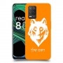זאב כיסוי מגן קשיח בעיצוב אישי עם השם שלך ל Realme 8 5G יחידה אחת סקרין מובייל