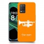 חצוצרה כיסוי מגן קשיח בעיצוב אישי עם השם שלך ל Realme 8 5G יחידה אחת סקרין מובייל