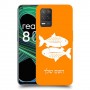 דגים כיסוי מגן קשיח בעיצוב אישי עם השם שלך ל Realme 8 5G יחידה אחת סקרין מובייל