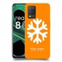 שלג כיסוי מגן קשיח בעיצוב אישי עם השם שלך ל Realme 8 5G יחידה אחת סקרין מובייל