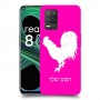 תרנגול כיסוי מגן קשיח בעיצוב אישי עם השם שלך ל Realme 8 5G יחידה אחת סקרין מובייל