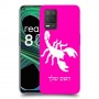 עקרב כיסוי מגן קשיח בעיצוב אישי עם השם שלך ל Realme 8 5G יחידה אחת סקרין מובייל