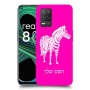 זברה כיסוי מגן קשיח בעיצוב אישי עם השם שלך ל Realme 8 5G יחידה אחת סקרין מובייל