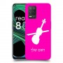 כינור כיסוי מגן קשיח בעיצוב אישי עם השם שלך ל Realme 8 5G יחידה אחת סקרין מובייל