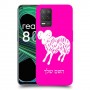 טלה כיסוי מגן קשיח בעיצוב אישי עם השם שלך ל Realme 8 5G יחידה אחת סקרין מובייל