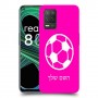 כדורגל - כדור כיסוי מגן קשיח בעיצוב אישי עם השם שלך ל Realme 8 5G יחידה אחת סקרין מובייל