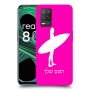גלישה כיסוי מגן קשיח בעיצוב אישי עם השם שלך ל Realme 8 5G יחידה אחת סקרין מובייל