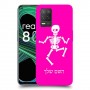 שלד כיסוי מגן קשיח בעיצוב אישי עם השם שלך ל Realme 8 5G יחידה אחת סקרין מובייל