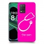 רופא סטטוסקופ כיסוי מגן קשיח בעיצוב אישי עם השם שלך ל Realme 8 5G יחידה אחת סקרין מובייל