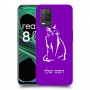 חתול כיסוי מגן קשיח בעיצוב אישי עם השם שלך ל Realme 8 5G יחידה אחת סקרין מובייל
