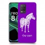 זברה כיסוי מגן קשיח בעיצוב אישי עם השם שלך ל Realme 8 5G יחידה אחת סקרין מובייל