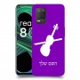 כינור כיסוי מגן קשיח בעיצוב אישי עם השם שלך ל Realme 8 5G יחידה אחת סקרין מובייל