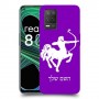קשת כיסוי מגן קשיח בעיצוב אישי עם השם שלך ל Realme 8 5G יחידה אחת סקרין מובייל
