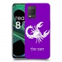 עקרב כיסוי מגן קשיח בעיצוב אישי עם השם שלך ל Realme 8 5G יחידה אחת סקרין מובייל