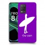 גלישה כיסוי מגן קשיח בעיצוב אישי עם השם שלך ל Realme 8 5G יחידה אחת סקרין מובייל