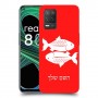 דגים כיסוי מגן קשיח בעיצוב אישי עם השם שלך ל Realme 8 5G יחידה אחת סקרין מובייל