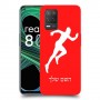 רץ כיסוי מגן קשיח בעיצוב אישי עם השם שלך ל Realme 8 5G יחידה אחת סקרין מובייל