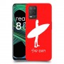 גלישה כיסוי מגן קשיח בעיצוב אישי עם השם שלך ל Realme 8 5G יחידה אחת סקרין מובייל